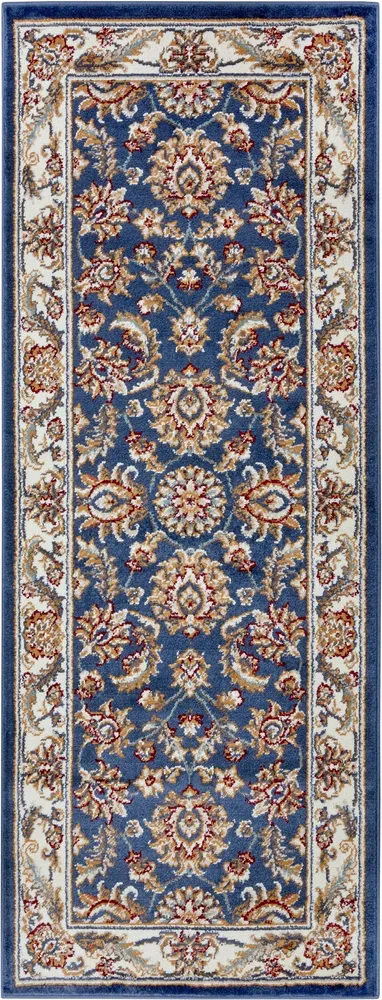 Covor traversă Reni cu design oriental clasic cu fire scurte 80x240 cm