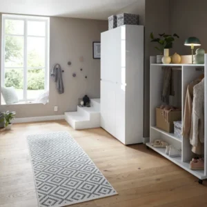 Covor traversă Ronda potrivit si pentru exterior, verde 80x250 cm