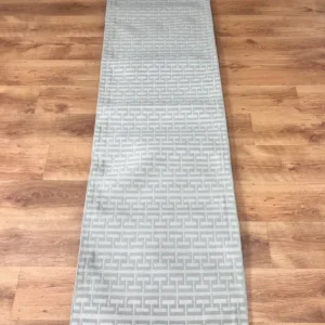 Covor traversa »Andas« cu tesatura plata, geometric bleu, 66x230 cm