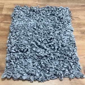 Covor traversa Blau Engel din materiale reciclate gri 60x90 cm