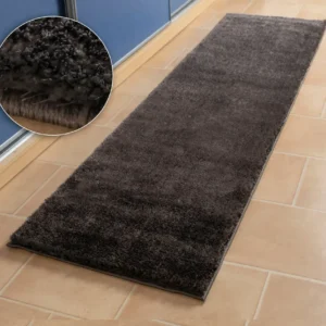 Covor traversa »Cosima« cu fir lung, culoare antracit, 60x230 cm