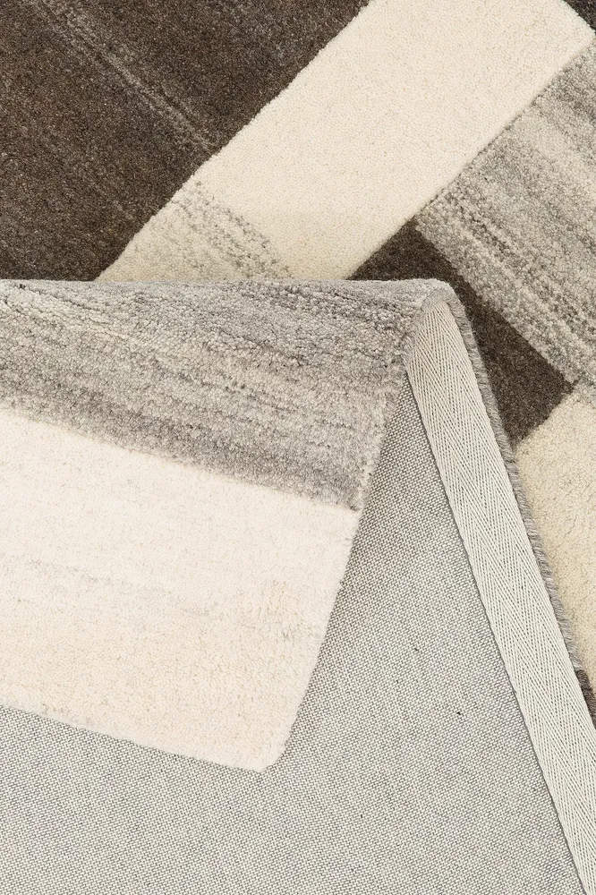 Covor traversa »Lola« din lână pură, design modern mozaic 67x230 cm