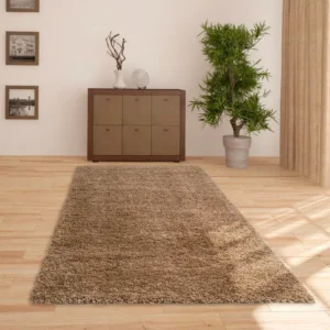 Covor traversa »Shaggy 30« maro, foarte moale si pufos, 70x140 cm