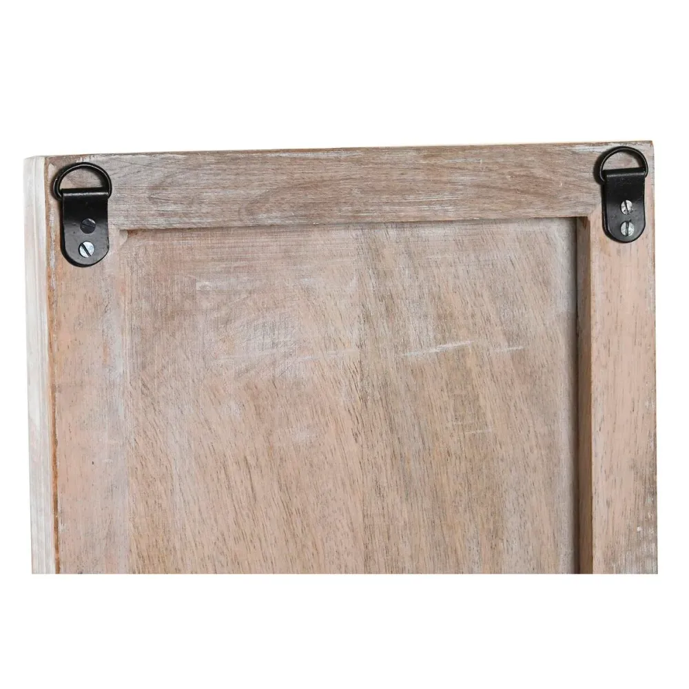 Decorațiune de Perete DKD Home Decor Oglindă Copac Alb Lemn MDF (45 x 2,5 x 65 cm)