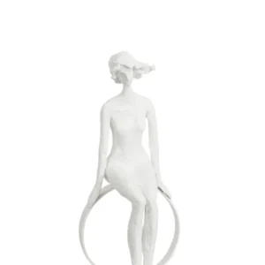 Decoratiune statueta polirasina Woman, 25,2 cm inaltime