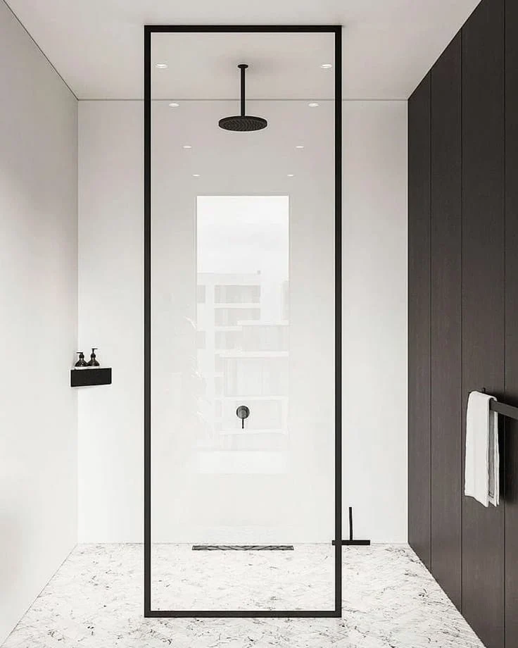 Etajeră Bath Corner - Negru