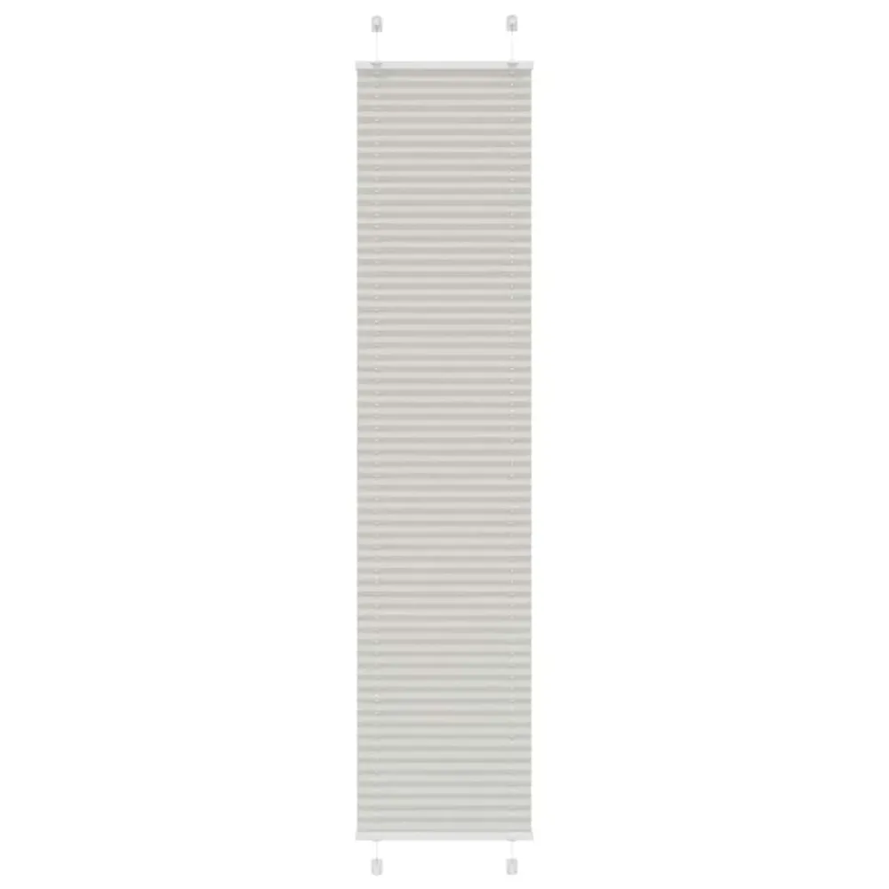 Jaluză plisată gri deschis 50x200 cm Lățime țesătură 49,4 cm