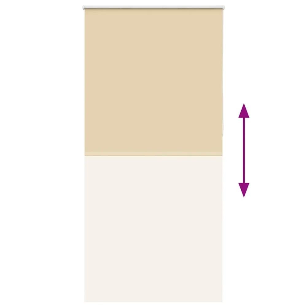 Jaluză cu role opace bej 90x230 cm lățime material 85,7 cm