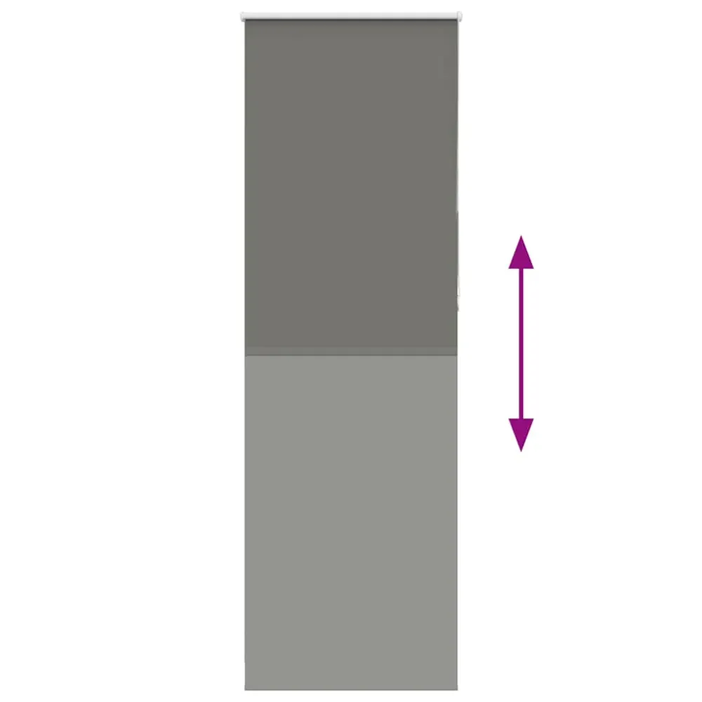 Jaluză cu role opace gri 65x210 cm lățime material 60,7 cm