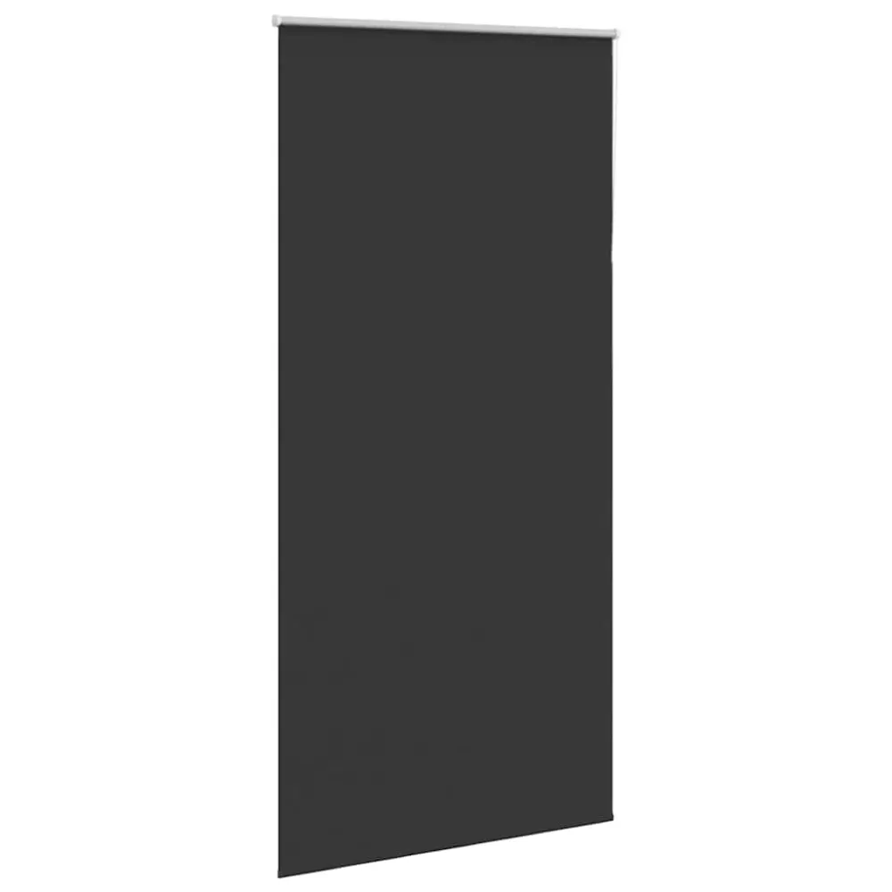 Jaluză cu role opace negru 100x230 cm lățime țesătură 95,7 cm