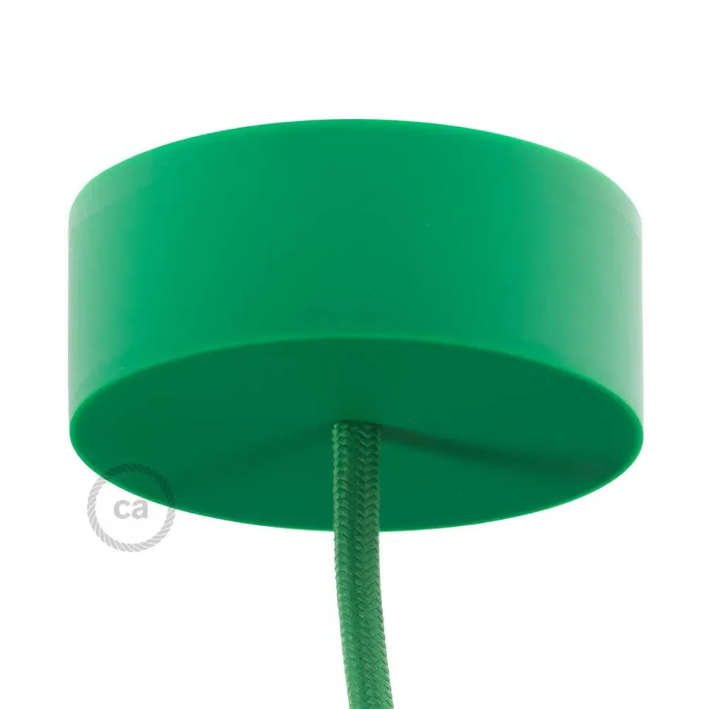 Kit rozeta de tavan cilindrică din silicon - Verde