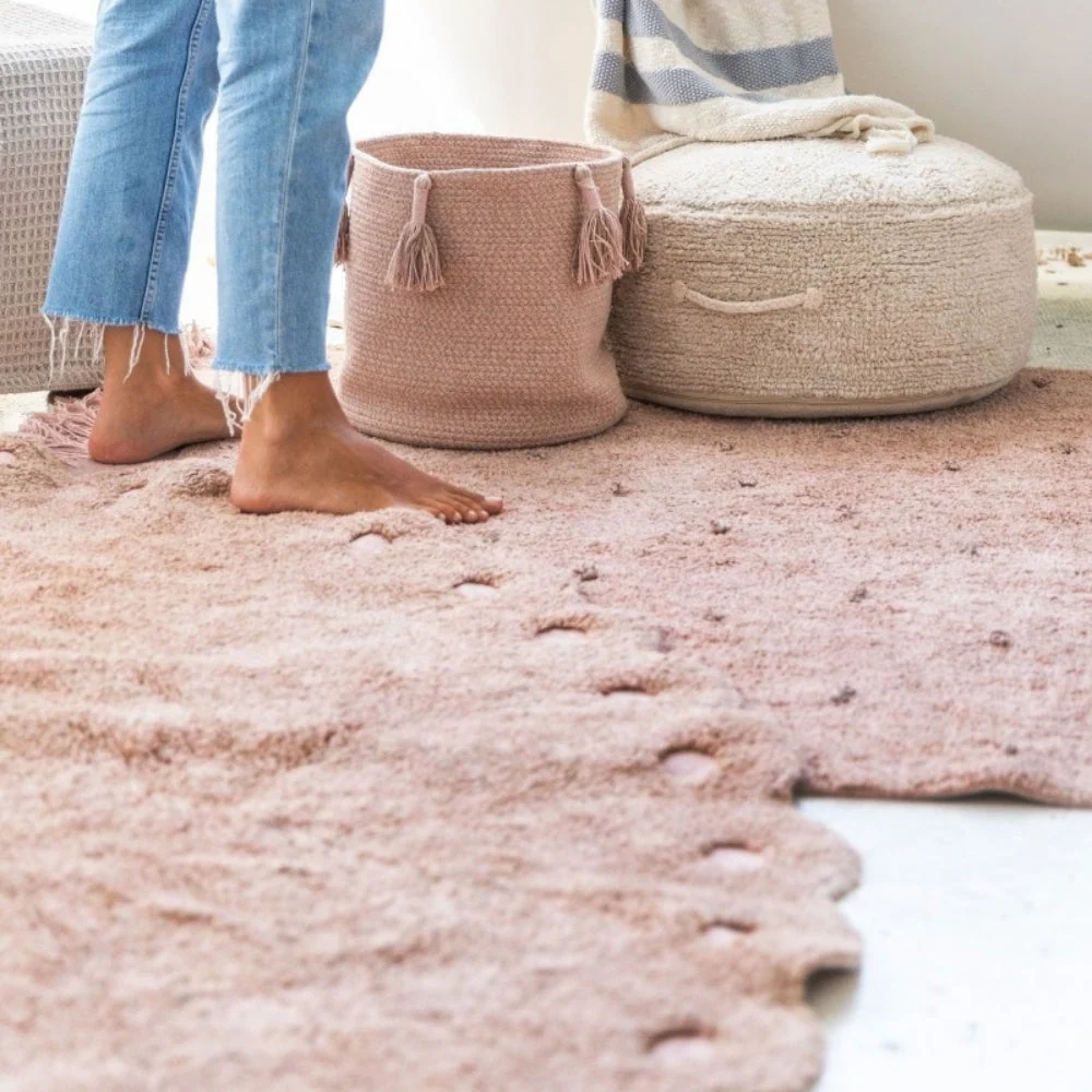 Lorena Canals Cotton Picone Vintage Nude Rug 130x180 cm