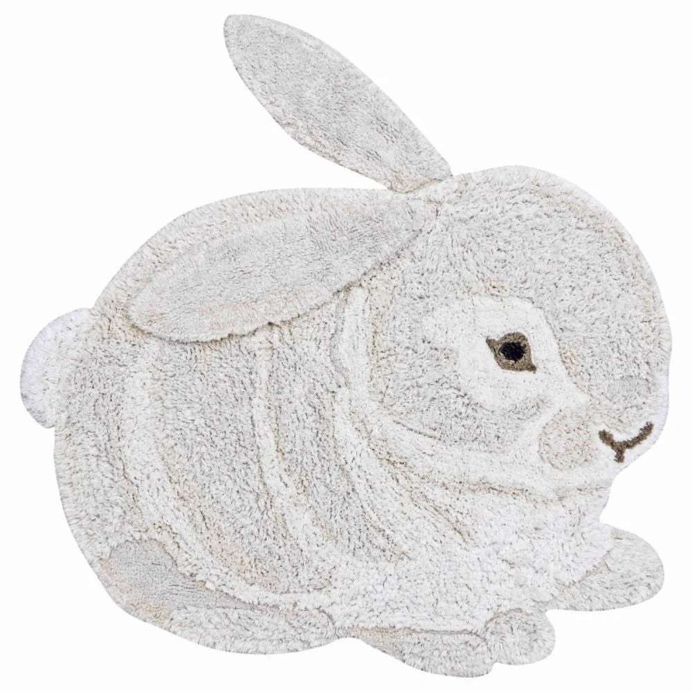 Lorena Canals Covor pentru copii cu iepurași de animale 130 x 135 cm
