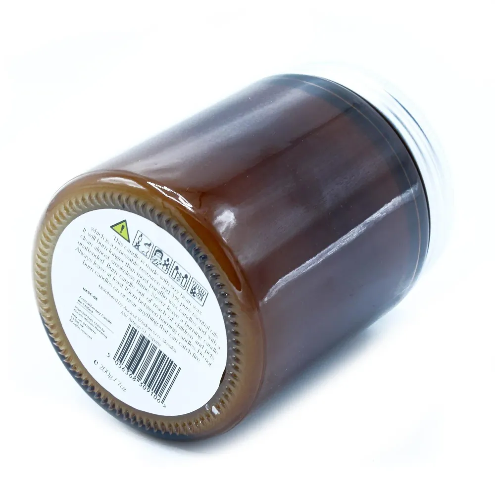 Lumânare de aromaterapie cu uleiuri esențiale de rozmarin și ceară de soia