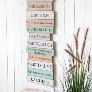 Obiect decorare perete Regulile familiei