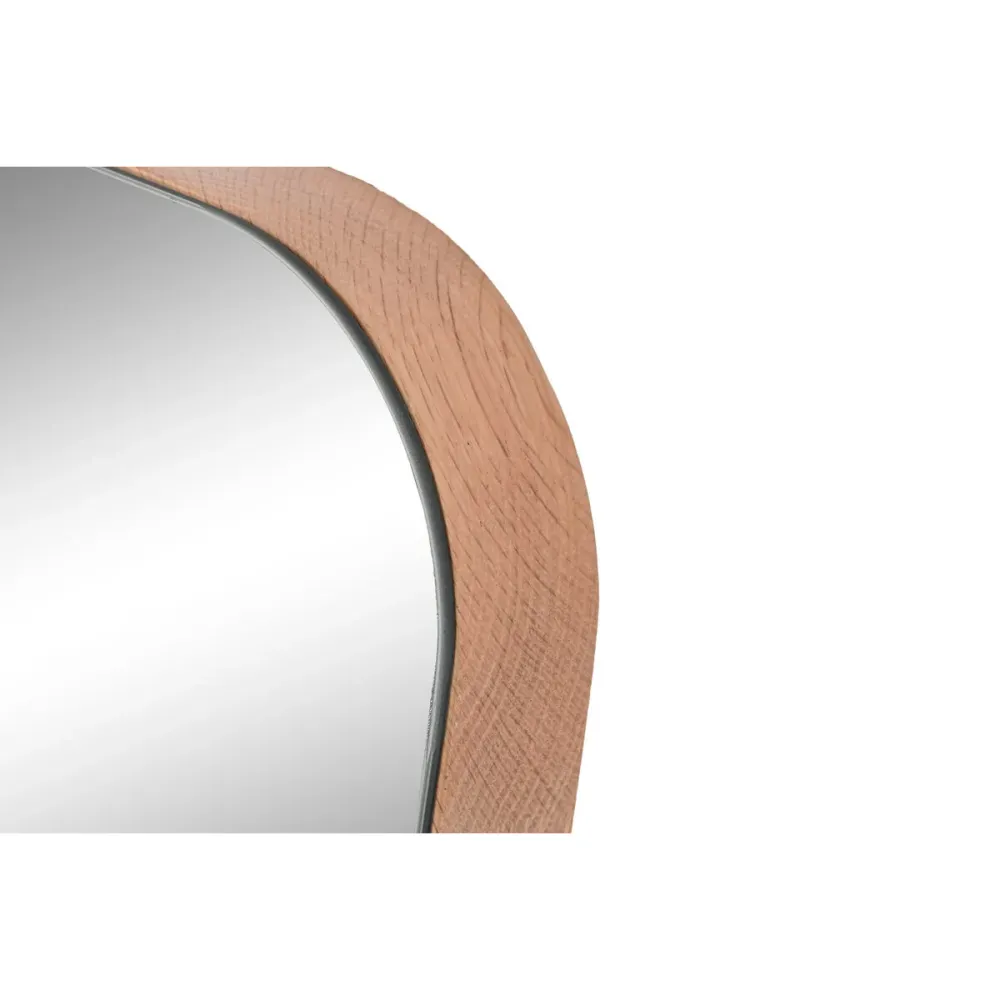 Oglindă de perete Home ESPRIT Natural Lemn Dub Scandi 60 x 5 x 60 cm