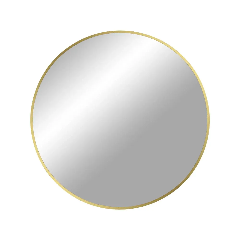 Oglindă rotundă Ø60 cm cu ramă aurie adâncă