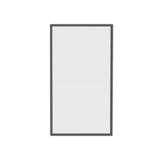 Oglinda LONDON, gri antracit, PAL, 70x2x125 cm