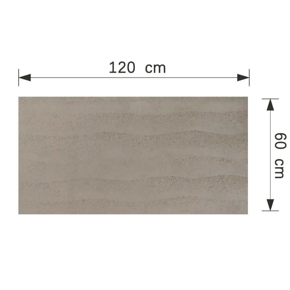 Panou decorativ din praf de piatra, Naimeed D7325, flexibil, ignifug, strat protector ceramic, rezistent la razele UV, 120...