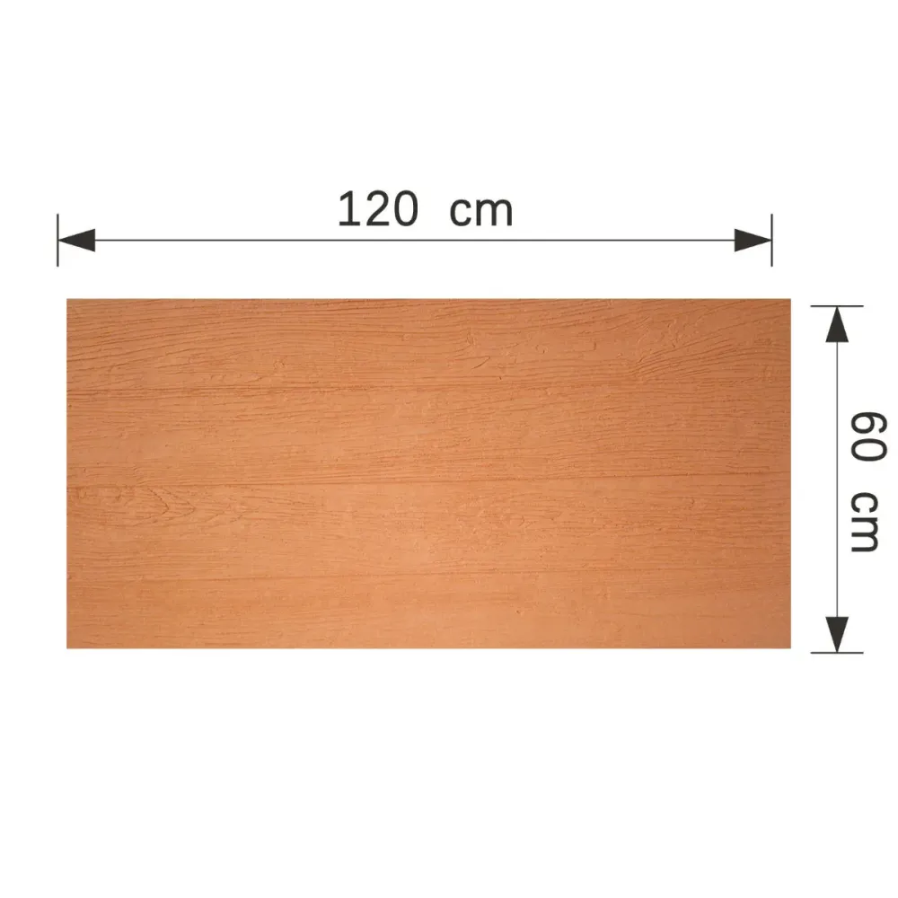 Panou decorativ din praf de piatra, Naimeed D7349, flexibil, ignifug, strat protector ceramic, rezistent la razele UV, 120...