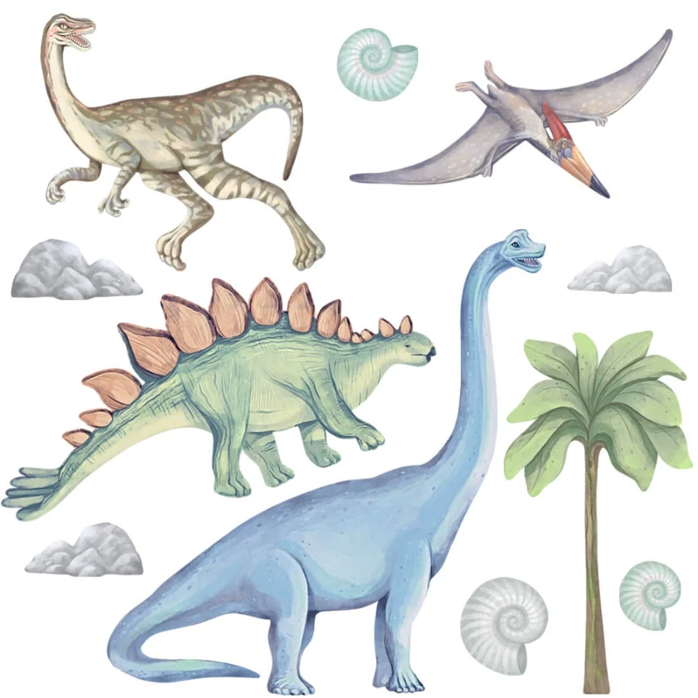 PASTELOVELOVE autocolante de perete pentru copii dinozauri II