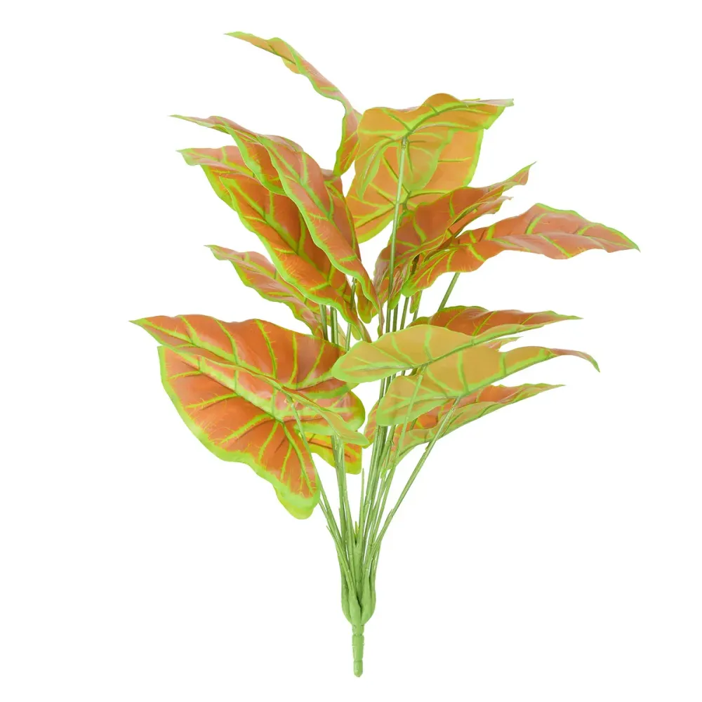 Planta artificiala, fara ghiveci, inaltime 60cm, Naimeed D4997, Rosu