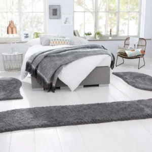 Set de 3 covoare pentru dormitor Desner foarte pufoase