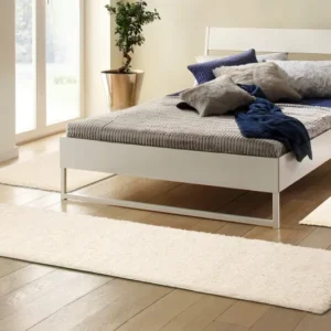Set 3 covoare pentru dormitor Saron Andas, crem, foarte moale și pufos