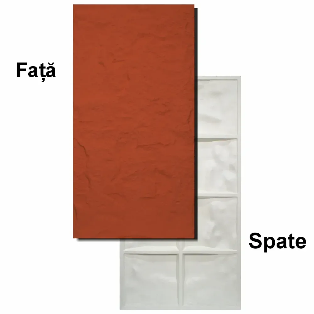 Set 10 x Panou Decorativ 3D, Naimeed D5745, ultrausor, design elegant, PU, 120 x 60 x 3 cm, Rosu