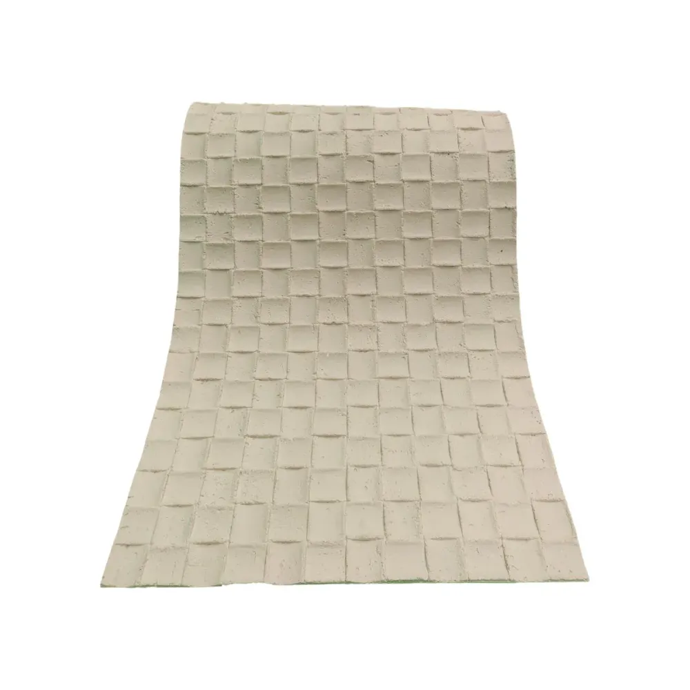 Set 6 panouri decorative din praf de piatra, Naimeed D7340, flexibile, ignifuge, strat protector ceramic, rezistente la ra...