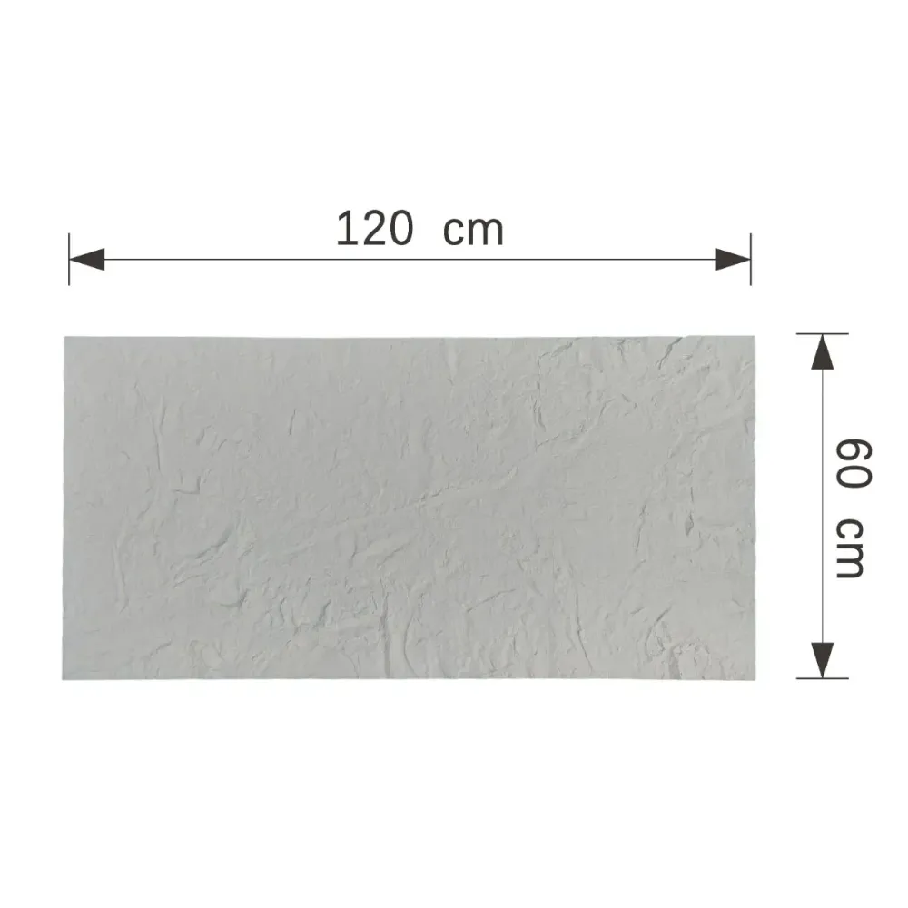 Set 14 panouri decorative din praf de piatra, Naimeed D7316, flexibile, ignifuge, strat protector ceramic, rezistente la r...