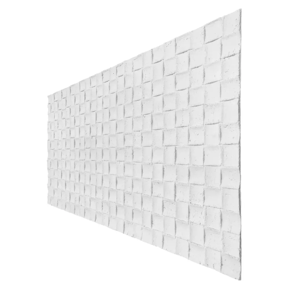 Set 9 panouri decorative din praf de piatra, Naimeed D7339, flexibile, ignifuge, strat protector ceramic, rezistente la ra...