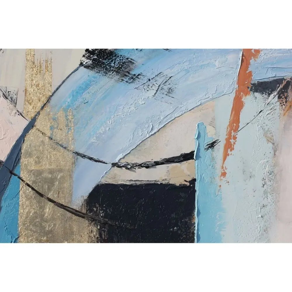 Tablou DKD Home Decor 100 x 2,5 x 100 cm 100 x 2,8 x 100 cm Abstract Modern (2 Unități)