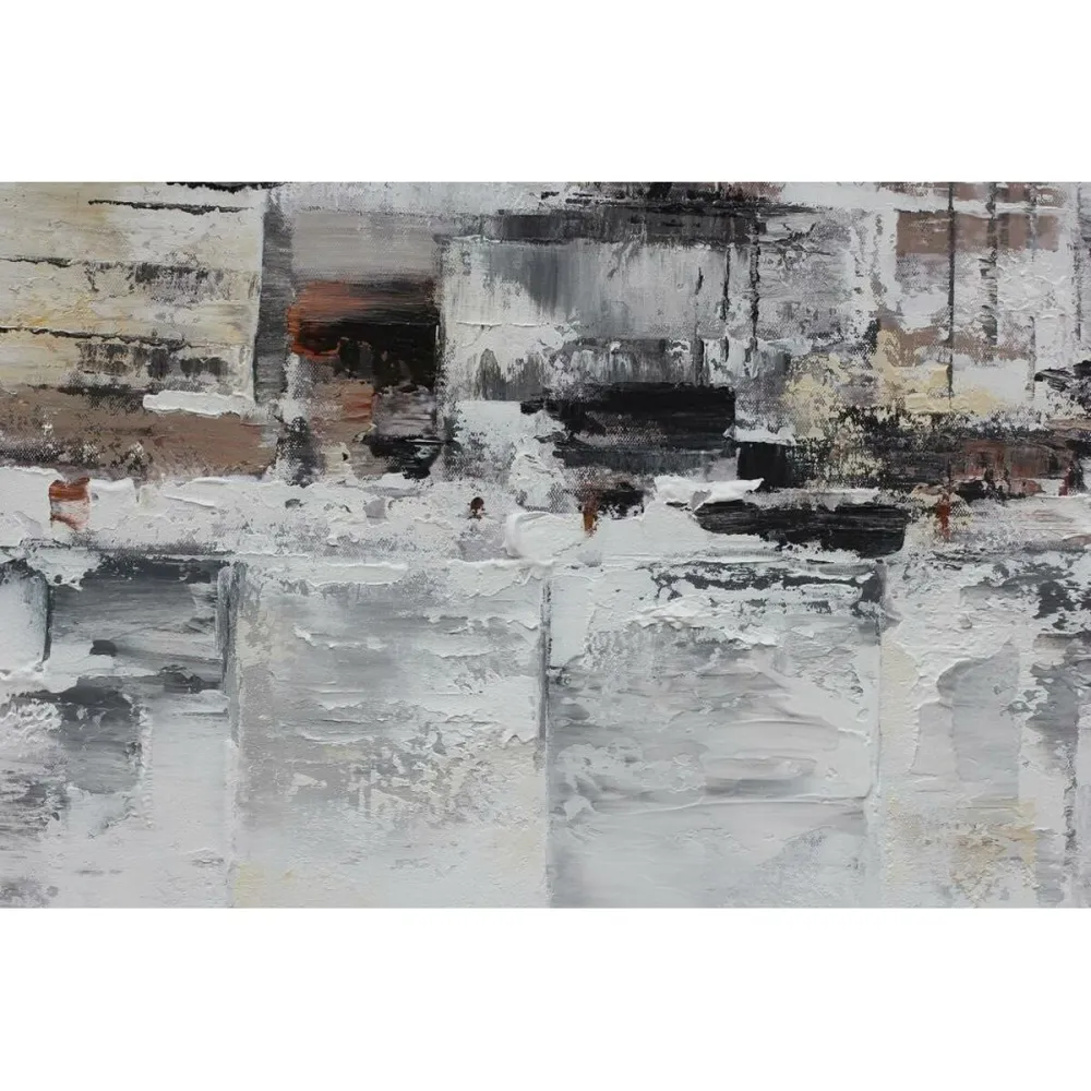 Tablou DKD Home Decor 120 x 2,8 x 80 cm Abstract Loft (2 Unități)