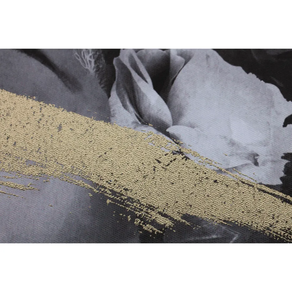 Tablou Home ESPRIT Femeie Auriu* Modern 70 x 3,7 x 100 cm (2 Unități)