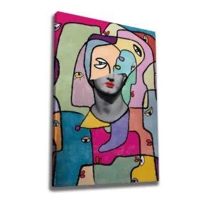 Tablou WY212, multicolor, panza, 50x70 cm