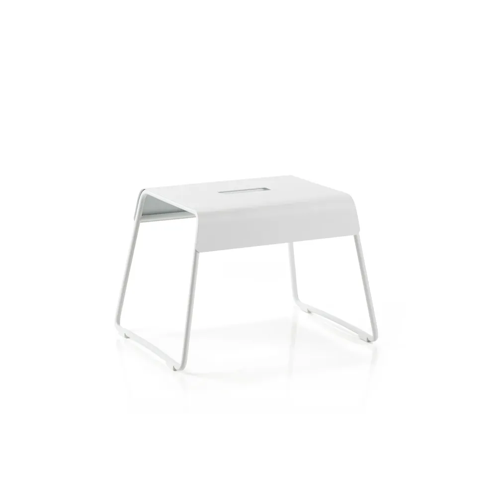 Taburet -Stool - alb