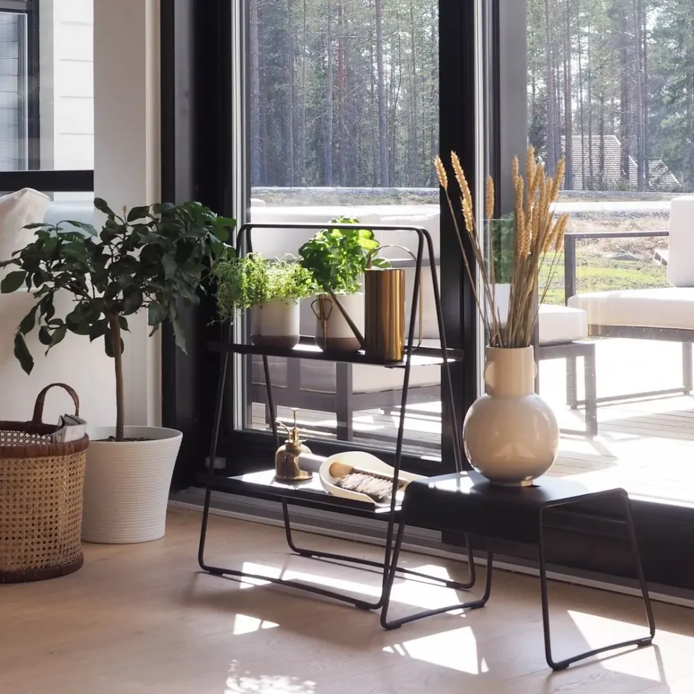Taburet -Stool - negru
