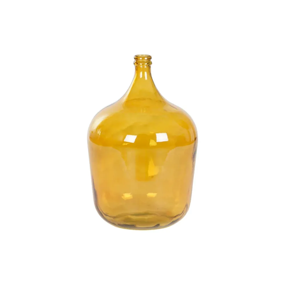 Vază DKD Home Decor Portocaliu Sticlă Temperată 36 x 36 x 56 cm