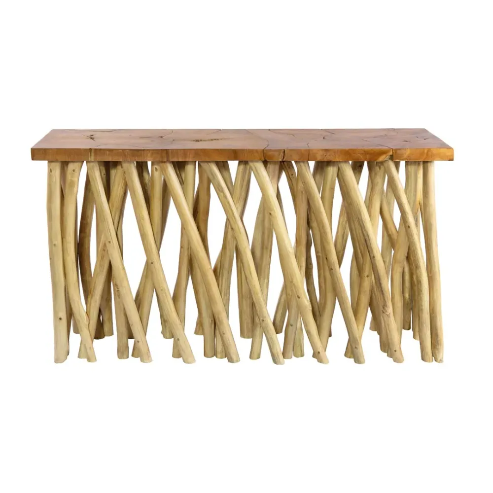 Consola din lemn de tec Banyan 120 x 80 cm