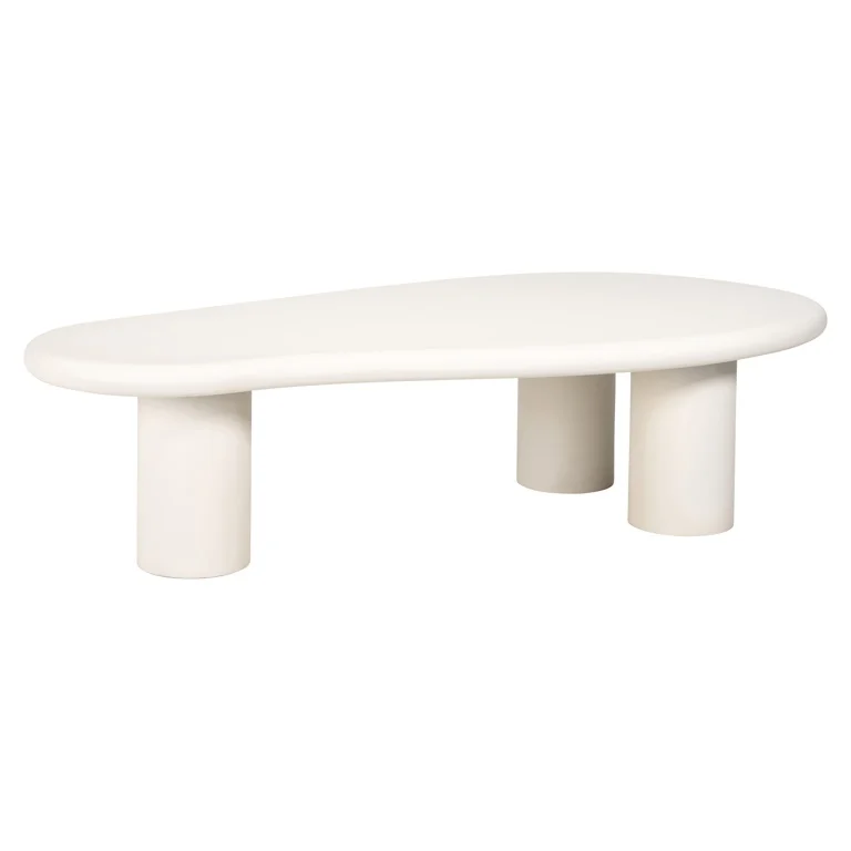 Masa cafea alba din MDF Bloomstone