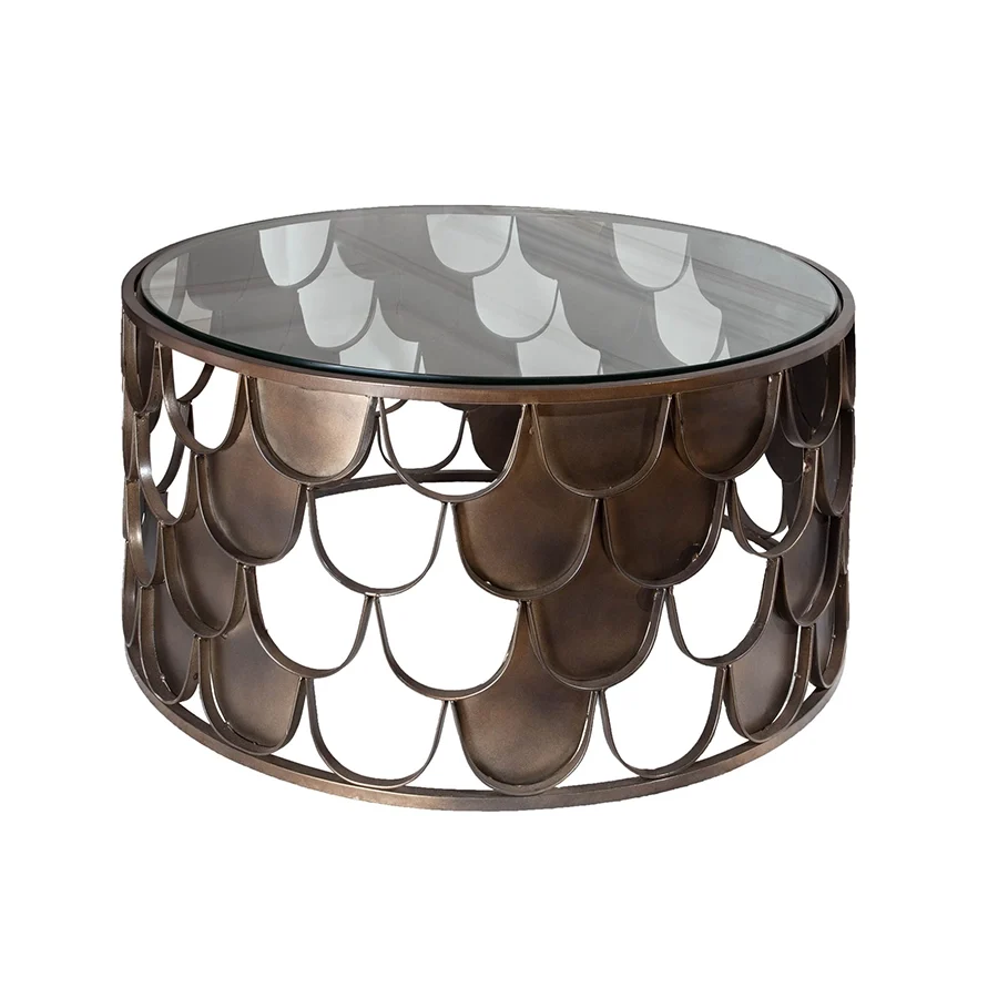 Masa cafea din metal Abstract Invicta Interior