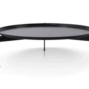 Masa cafea, metal negru, Ferro II