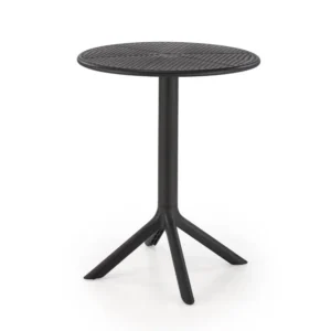 Masa CALVO, negru, polipropilena, 60x60x72 cm