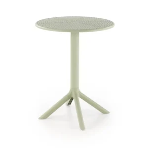 Masa CALVO, verde menta, polipropilena, 60x60x72 cm