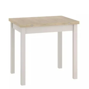 Masa extensibila FLIP, stejar/casmir, PAL laminat, 60/120x80x78 cm