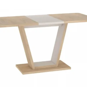 Masa extensibila NIGEL, stejar/casmir, PAL laminat, 120/160x80x76 cm