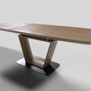 Masa living aurie Blacky, 160/220X90X76 CM