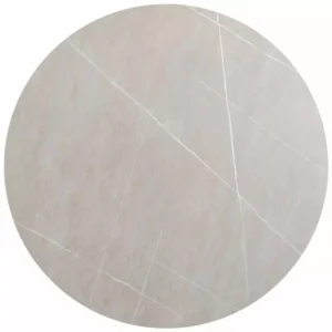 Masa MURANO, gri/negru, ceramica/metal, 90x90x76 cm