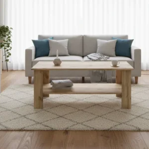 Masuta cafea ACADIA, stejar, PAL, 115x56x46 cm